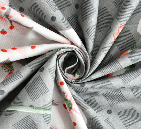 Reeva Fitted Bed Sheet Set with Pillow Covers by Florida